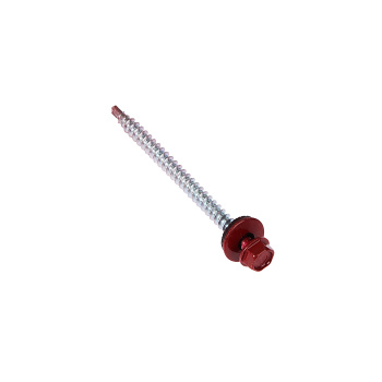 Саморезы кровельные BROZEX коробка 4,8*70 (50шт) RAL 3011 красн-корич *6