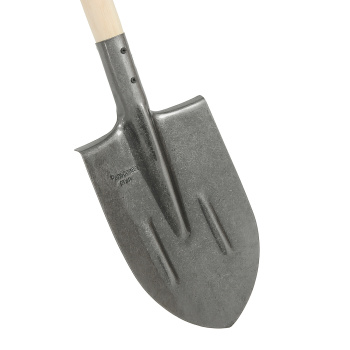 Лопата штыковая из рельс стали, 210*295, облегченная, с черенком ЛКО *5