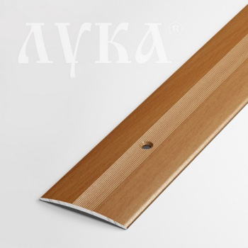 Порог-стык одноуровневый 37х1800 мм Лука ПС 03, бук