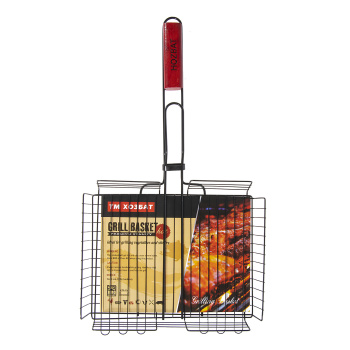 Решетка для "барбекю" 55х31х24 глуб. 6 см, черная, антипригарное покрытие G1-02N *1/16 Решетка для "барбекю" 55х31х24 глуб. 6 см, черная, антипригарное покрытие G1-02N *1/16