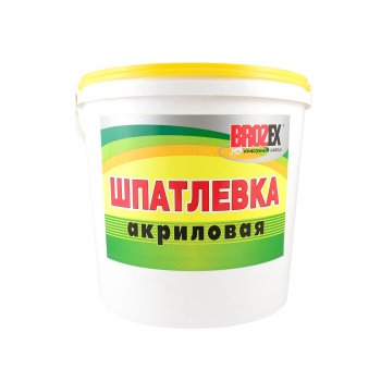 Шпатлевка акриловая 15 кг BROZEX