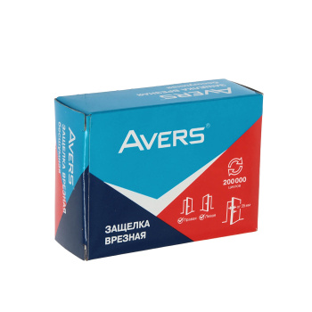 Защелка врезная п/ручку МЕДЬ БЕСШУМНАЯ 5400-Р-AC Avers *1/12/72