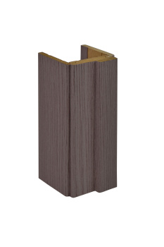 Коробка МДФ телескопическая Лиственница ГРЕЙ 80*2050мм с УПЛОТНИТЕЛЕМ BROZEX-WOOD *2