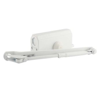 Доводчик для дверей от 50кг до 80кг белый морозостойкий, большой №3S Нора-М *1/10