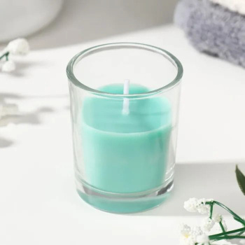 Свеча ароматическая в стакане "Нюд", 5х6 см, яблоко 7779525