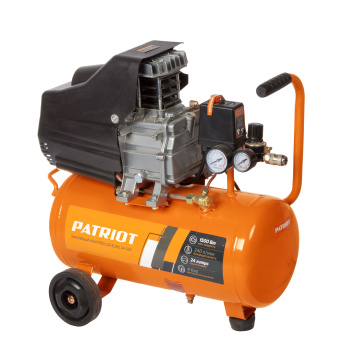 Компрессор воздушн. PATRIOT EURO 24/240 (1.5 кВт,2850об/мин.240л/мин.выход быстросъем) *1