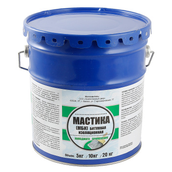 Мастика битумная 20 кг ХозДвор, изоляционная Мастика битумная 20 кг ХозДвор, изоляционная