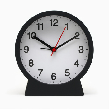 Будильник, 12 х 5 см, черный 9905020