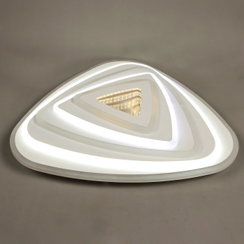 Светильник светодиодный акриловый 500мм 240W H2016 120W*2 white с пультом S=25м2 VERNER LIGHTING *1