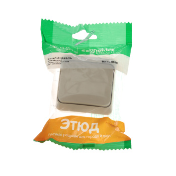 Выключатель "Этюд" ОП 1кл. кремовый ВА10-001К *10/25