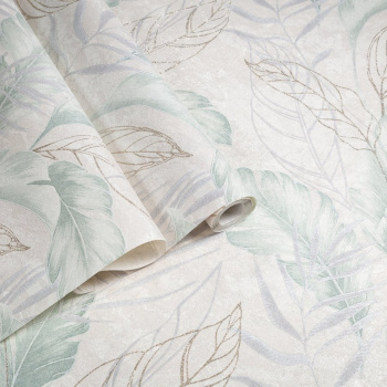 Обои флиз "Home Color" PROTECT-PLUS-VESNA (беж./зел.) HC72437-27  1,06*10м *1/8