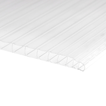 Поликарбонат 4 мм сотовый Агро Био, 2.1х6 м, 0.47 кг/м², прозрачный Поликарбонат 4 мм сотовый Агро Био, 2.1х6 м, 0.47 кг/м², прозрачный