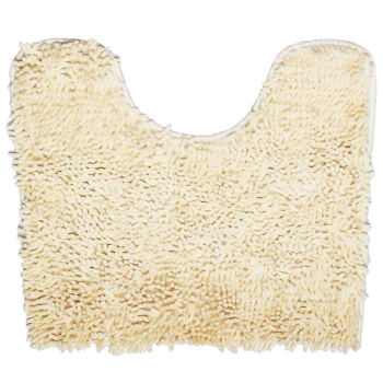 Коврик д/туалета "макароны" (50см х 50см) Молочный *1