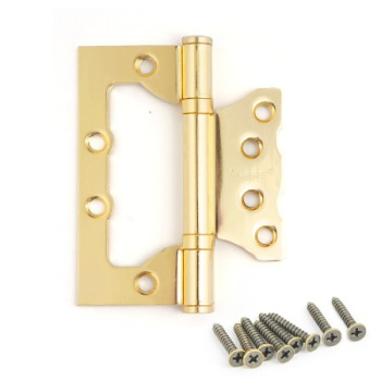 Петля без врезки 100*75*2,5мм ЗОЛОТО G AVERS *2/12/96  аналог ИЯ135