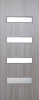 Дверь межкомнатная остеклённая "С-4" Шимо Светлый 800мм BROZEX-WOOD  *1