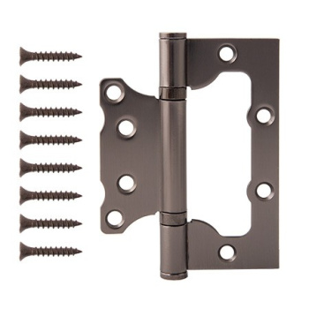 Петля без врезки ГРАФИТ 100*75*2.5-B2 GRF Code Deco *1/25/100