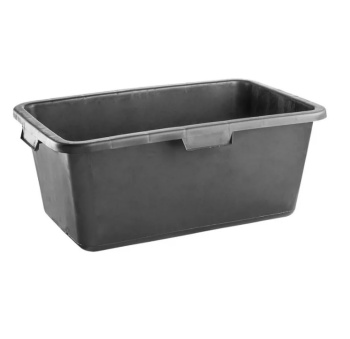 Таз строительный 80 л Мультипласт, прямоугольный, пластик