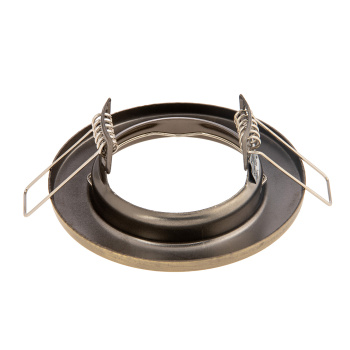 Светильник встраиваемый MR16 DL90 GU5.3 Ecola плоский Черненая Бронза FB1611EFY *10/200