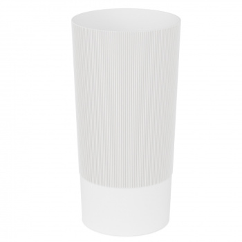 Ваза д/цветов пластм. "Версаль" выс.400мм, d верха200мм Белый М8967 ЗПИ "Альтернатива" *1/8