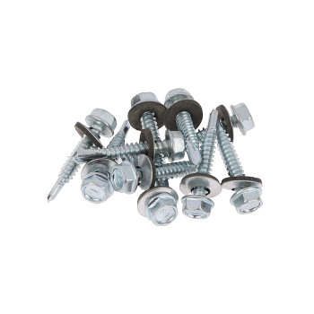 Саморезы кровельные BROZEX пакет 6,3*38 (10шт) *10/100